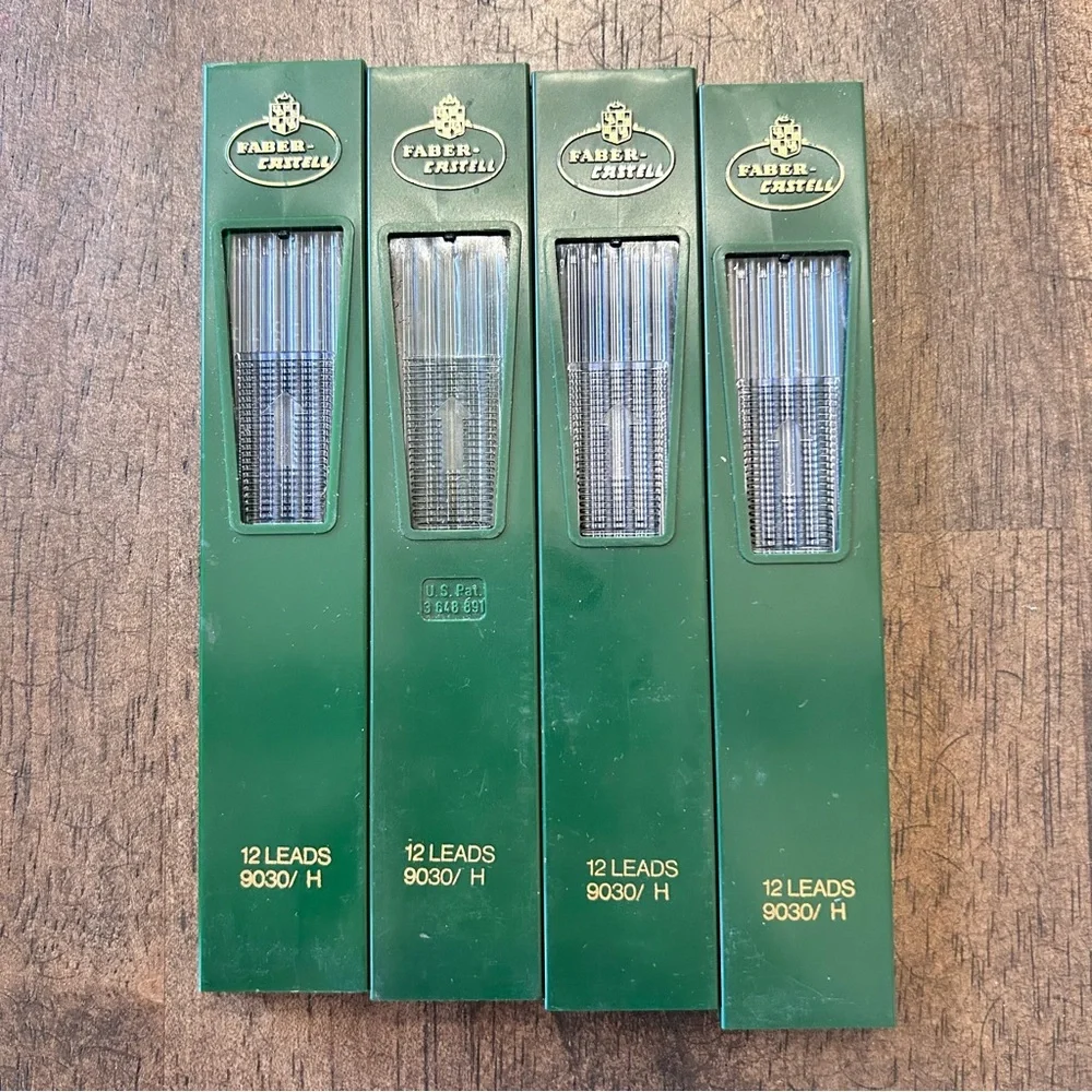 Vintage Faber-Castell Drawing Leads 9030/H, 9030/2H, 9030/HB, FC-HB, 9030-F - Picture 2 of 4